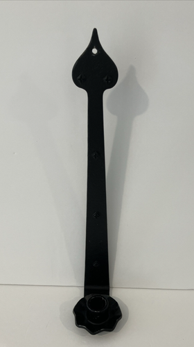 Vintage Robert Emig Cast Iron 16" Sconce Candlestick Holders Set of 2 Rustic - Picture 6 of 13