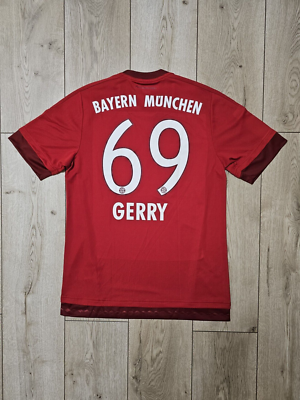 BAYERN MUNICH 2015 2016 HOME FOOTBALL SHIRT SOCCER JERSEY M ADIDAS