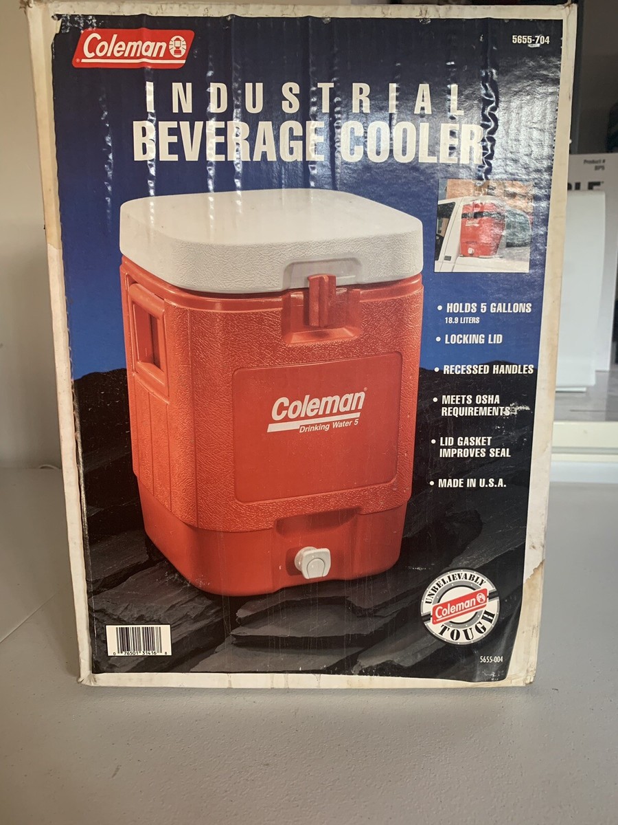 Vintage Coleman Industrial Beverage Cooler 5655-704 | eBay