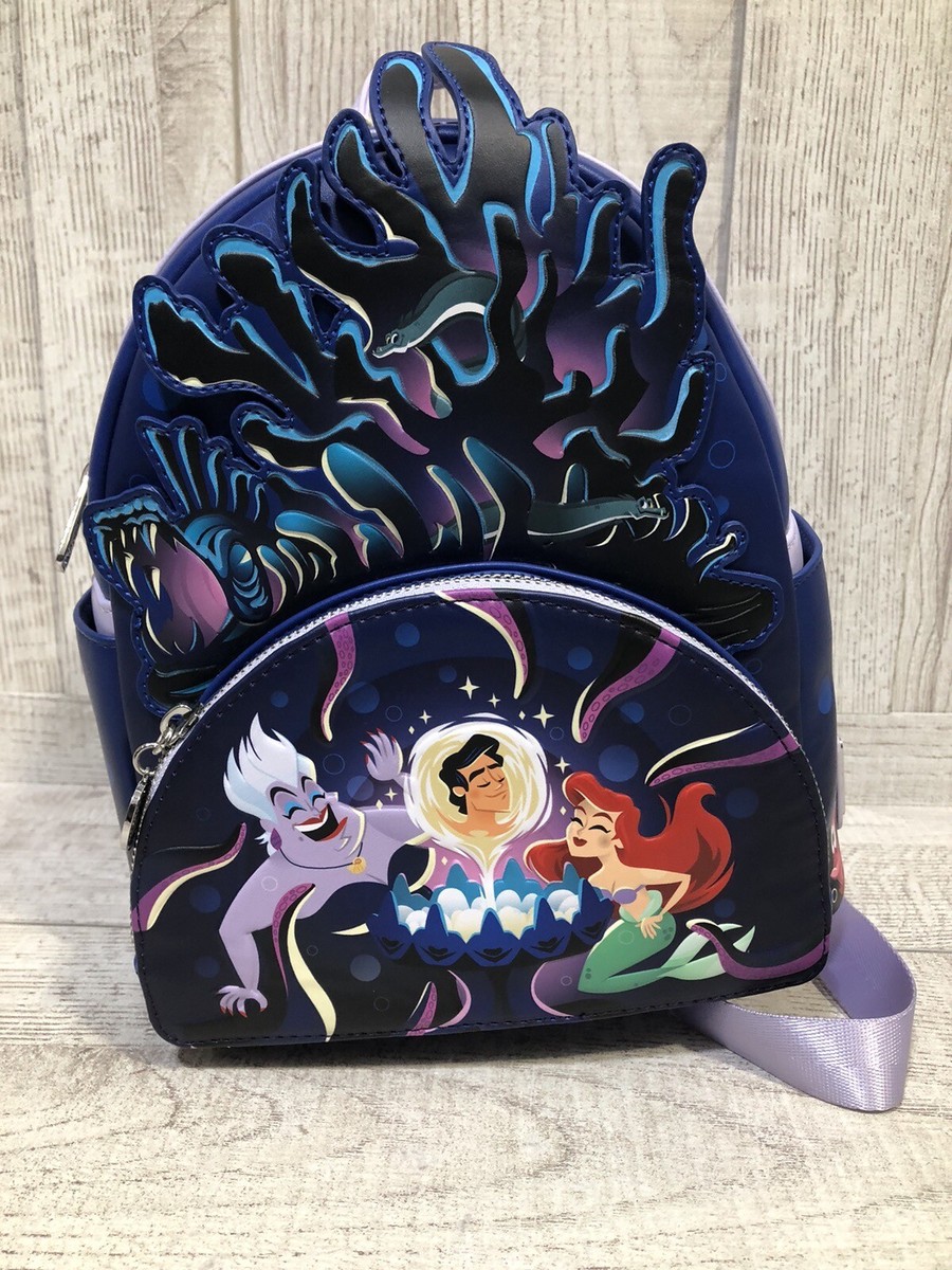 Loungefly Disney The Little Mermaid Ursula Lair Glow In The
