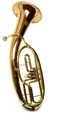 SYMPHONIE WESTERWALD® Goldmessing Tenorhorn Tenor Horn Minibalgelenk inkl Koffer