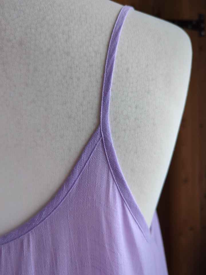 Light Maxi Dress. 20. New Condition.Pretty Pinky Lilac. Strappy. See