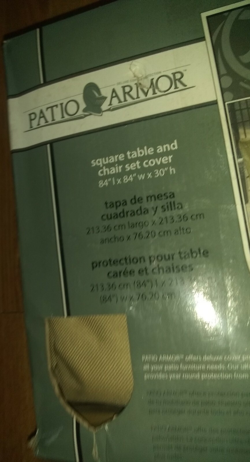 patio armor outdoor furniture covers on Patio Armor Square Table And Chair Set Cover For Sale Online Ebay