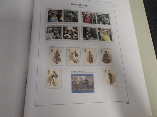GRAN BRETAGNA = ALBUM DAVO = DAL 2008 AL 2012 TUTTI FRANCOBOLLI NUOVI = FACCIA £1113,00 LEGGI - Foto 14 di 22