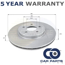 Brake Disc Front CPO Fits Ford Mondeo 2000-2007 Jaguar X-Type 2001-2009 #1