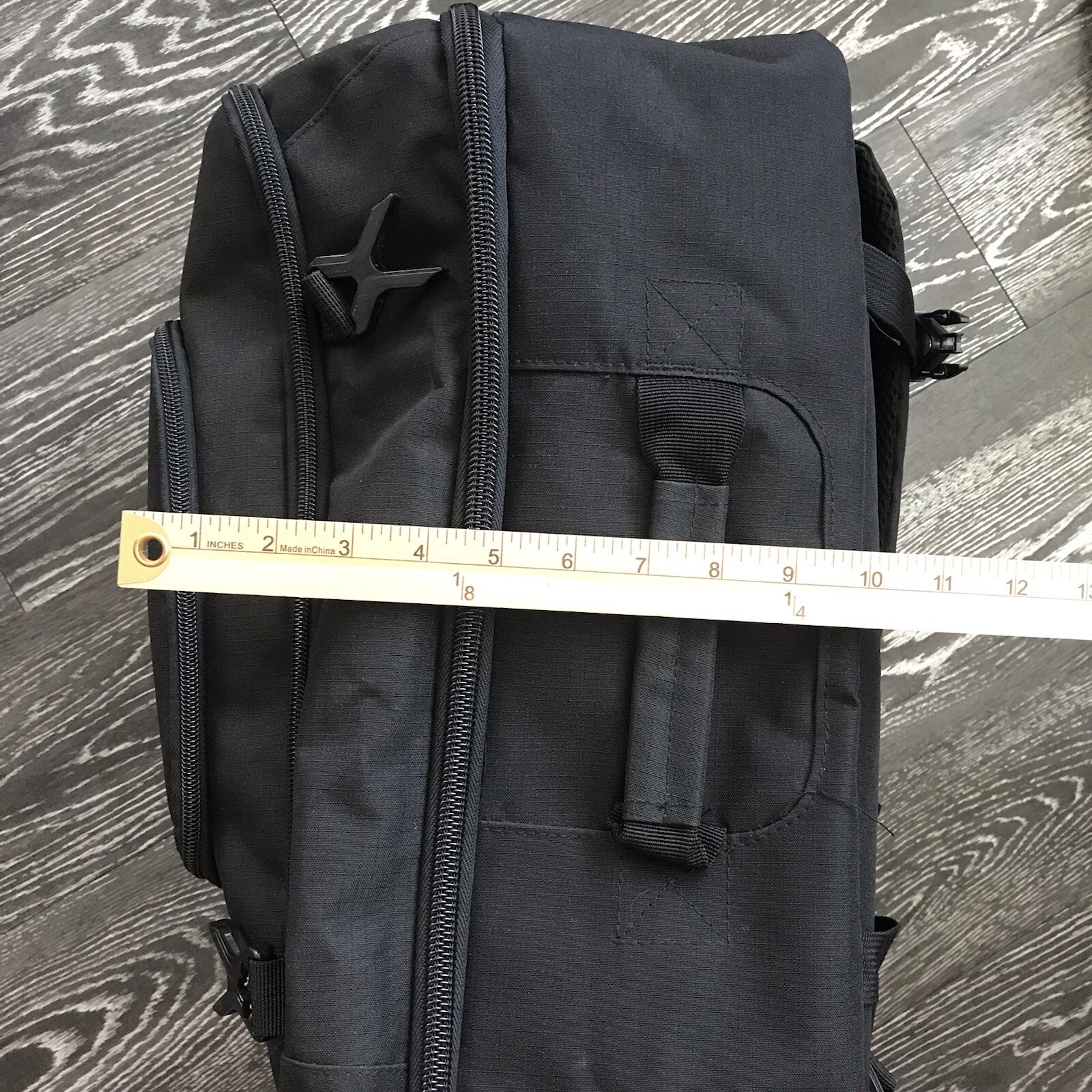Hynes Eagle 40L Travel Backpack Carry On Luggage Bag Flight Cabin Approved Black