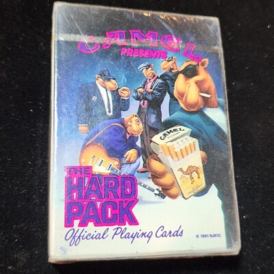 Vintage Camel Cigarettes Playing Cards The Hard Pack Sealed In Box
