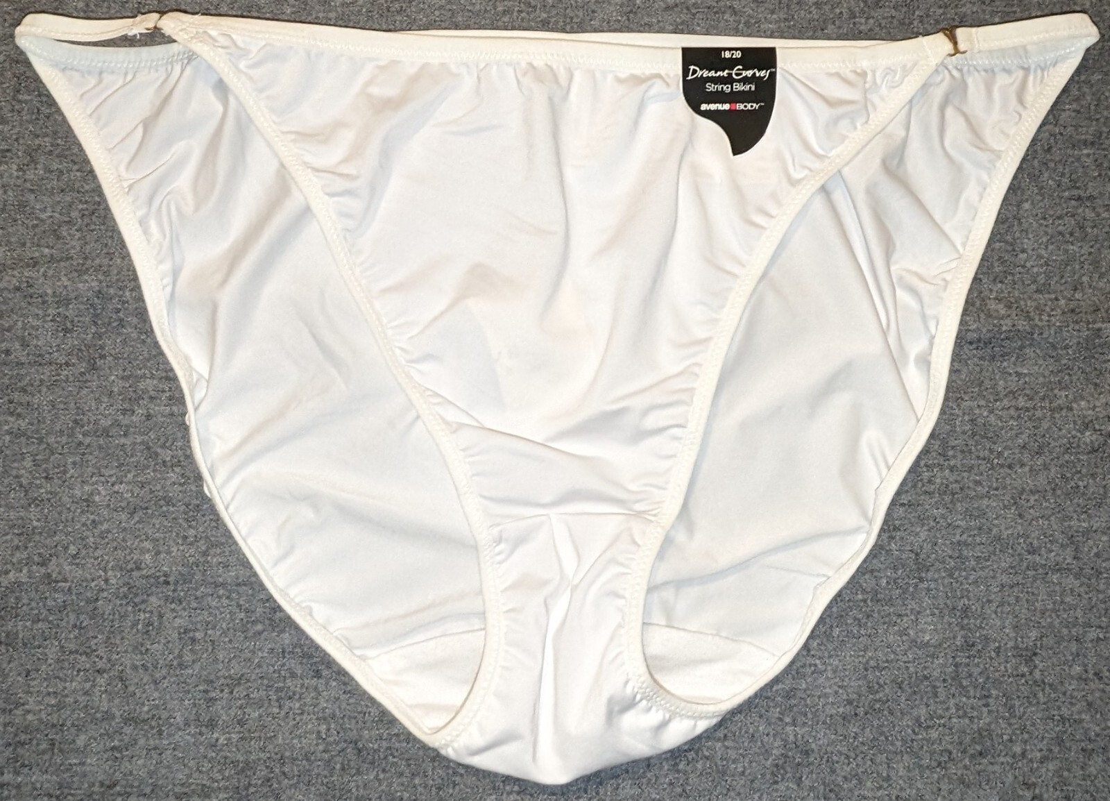 NWT Avenue Body White Nylon Spandex Bikini Panties 18/20 XXL eBay