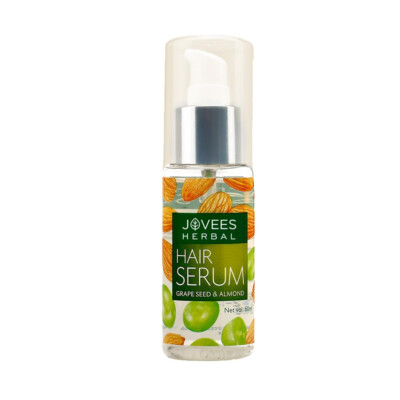 Jovees Herbal Hair Serum Grape Seed and Almond, For Men & Women, (60ml)