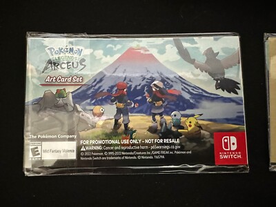 Pokemon Legends: Arceus - Art Card Set Preorder Exclusive Sealed New | eBay Pokemon Legends: Arceus - Art Card Set Preorder Exclusive Sealed New | eBay