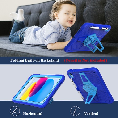 Stoßfest für iPad 7 8 9 10.2 Air 4 5 10.9 Pro 11 Ständer robuste Schutzhülle - Bild 46 von 59