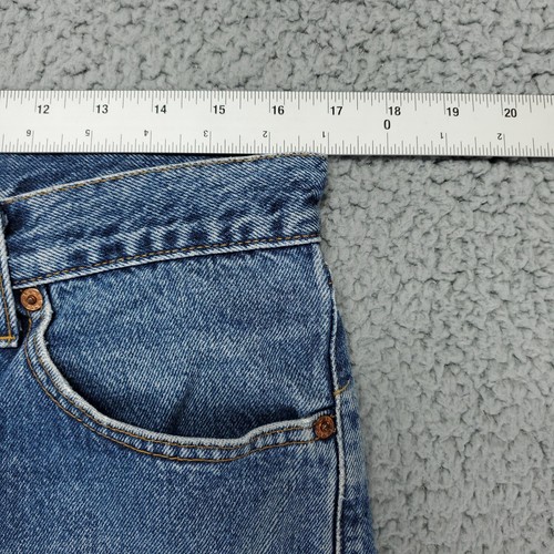 Levi's 581 Herren Jeans 34x30 Stone Wash Straight Leg Lightly Distressed Blau - Bild 10 von 14