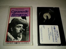 Cyrano de Bergerac Video BETA not VHS Betamax Crown Movie Classics Jose Ferrer