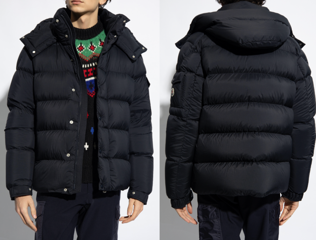 MONCLER Vezere Down-Jacket Hooded Coat Mantel Daunen-Jacke