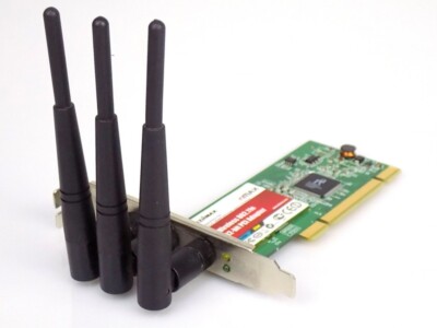 Edimax EW-7728IN nMax Wireless 802.11n PCI WiFi Card WLAN Karte WEP WPA WPA2, 1A