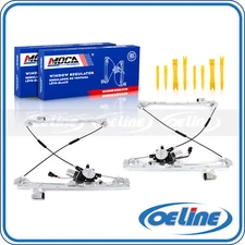 2x Front LR Power Window Regulator Motor Assembly fit Chevy Silverado Sierra New