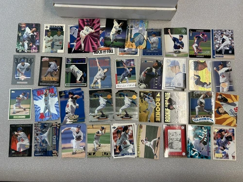 Lot of 76 (39 Different) HIDEO NOMO Baseball Cards 1995-2000