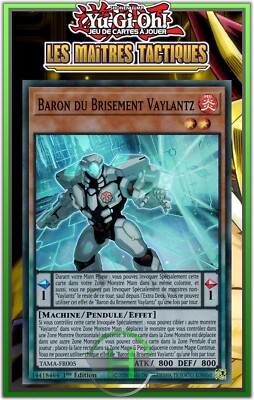 Baron du Breisement Vaylantz - SR TAMA-FR005 - New French Yu-Gi-Oh Card