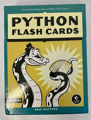 Python Flash Cards by Eric Matthes: Used Excellent Condition