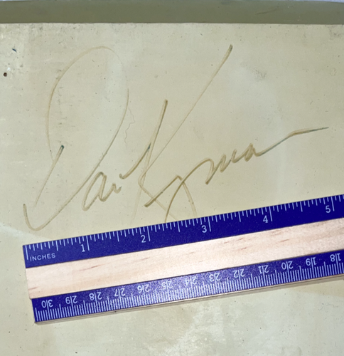 MLB HAND SIGNED AUTOGRAPHED HOME BASE PLATE DAVEY JOHNSON JSA COA JD 82224 - Picture 3 of 4