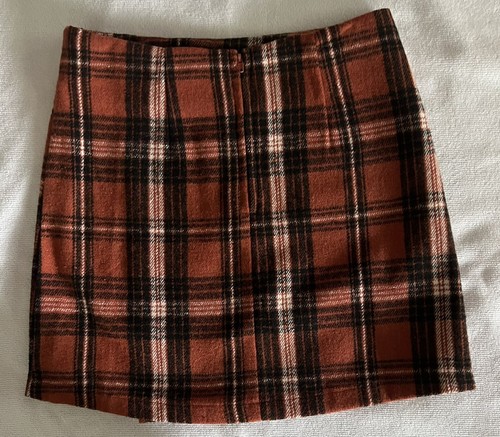 GB Gianni Bini Girls Plaid Wrap Skirt Size 8 New With Tag Retail $39.00 - Picture 5 of 7
