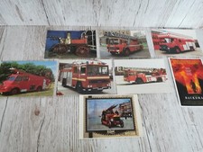 8 X FIRE SERVICE RELATED POSTCARDS