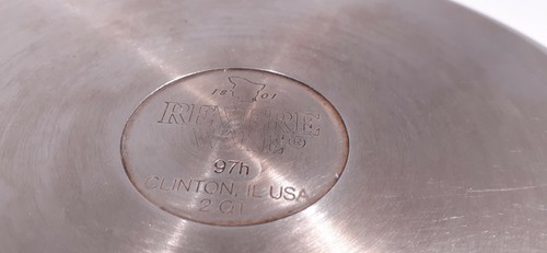 Sartén Clinton RevereWare 1801 Tri-Ply 2 cuartos de galleta 9 pulgadas sin tapas 2 PIEZAS - Imagen 9 de 12