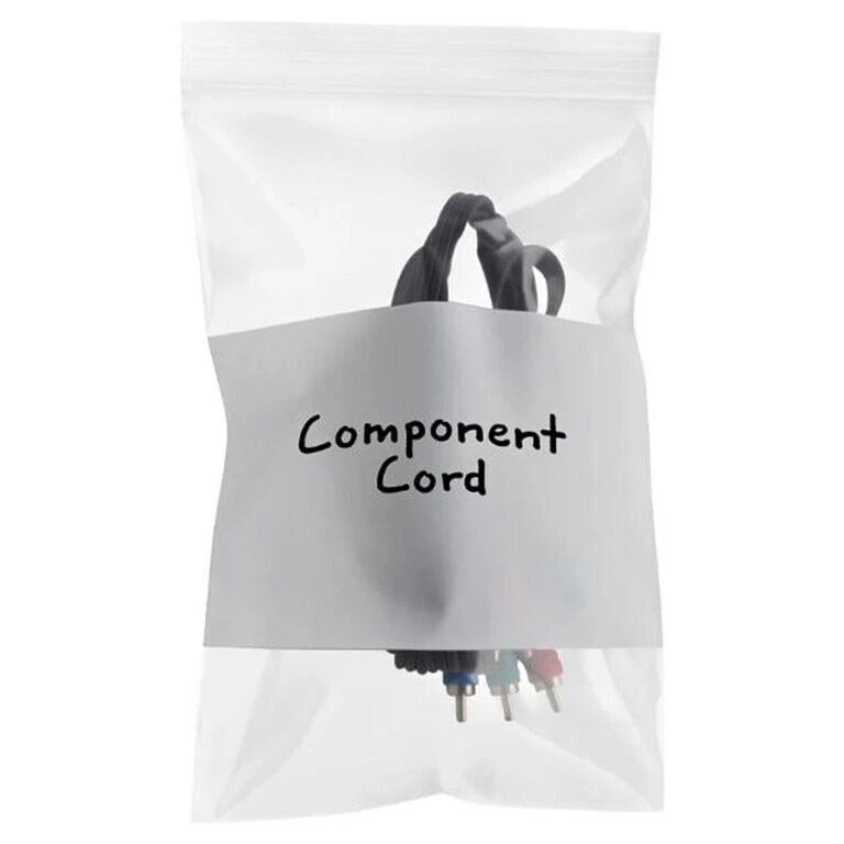 500/PCS White Block 6"x9" Clear Reclosable Seal Bag Plastic Zip Lock Bags 2Mil - Image 4 of 4