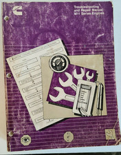 Original Vintage 1993 Cummins Troubleshooting Repair Manual M11 Series Engines Original Vintage 1993 Cummins Troubleshooting Repair Manual M11 Series Engines