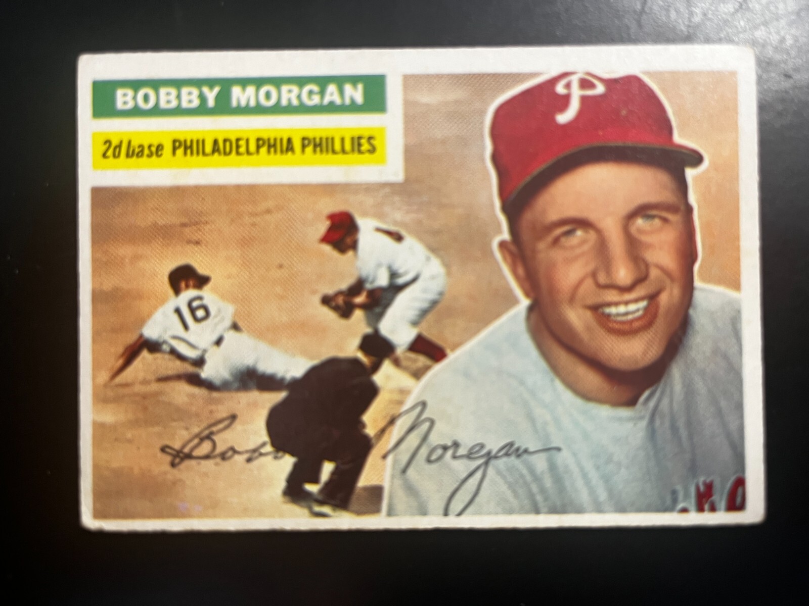 1956 Topps Philadelphia Phillies Bobby Morgan #337