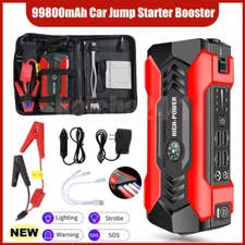 99800mAh Car Jump Starter Booster Jumper Box Power Bank Battery Charger Portable