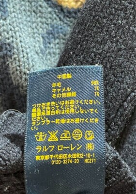 Polo Ralph Lauren Polo Bear USA FLAG Hand Knit Sweater Navy Polo Ralph Lauren Polo Bear USA FLAG Hand Knit Sweater Navy