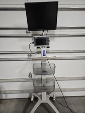 Karl Storz 8403 ZX C-MAC  With Rolling Stand And Monitor