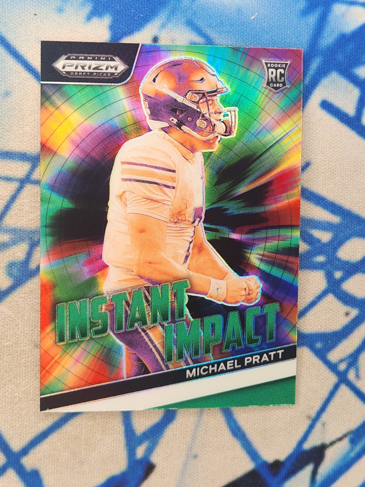 2024 Panini Prizm Draft Picks Instant Impact Michael Pratt RC #II-MP - Tulane