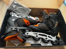 K2 Inline Skates F.I.T 80 ALU, Größe 42,5, Schwarz Orange
