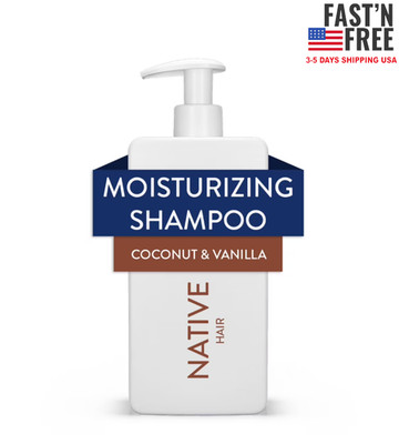 Native Coconut & Vanilla Moisturizing Vegan Shampoo, Clean, 16.5 fl oz