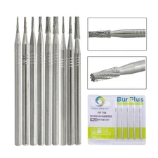 Wave Dental Tungsten Carbide Burs Long Shank 44.5mm HP Straight Taper Fissure