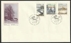 Canada #1256-1258, Christmas, Winter Landscapes, First Day Cover, FDC 1989
