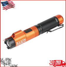 NEW - Klein Tool 56040 LED Rechargeable Flashlight, Red Laser Pointer, Magnetic