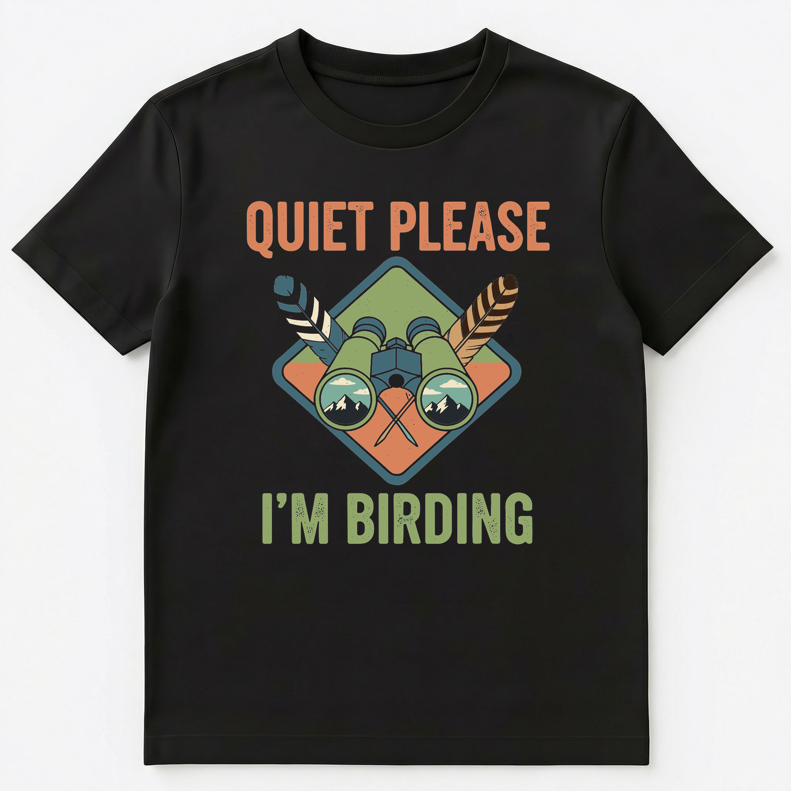 Birder Quiet Im Birding Birdwatching Unisex T-Shirt