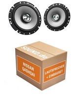 Lautsprecher Boxen Vorne Kenwood KFC-S1756 FüR Nissan Qashqai J10 2X Tief-Mittel