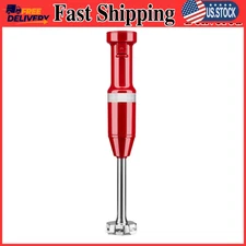 KitchenAid Variable Speed Hand Blender KHBV53, Empire Red Corded Mixer