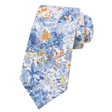 Ties for Men, Floral Mens Tie Skinny Tie for Men Cotton Floral Flowertie-19