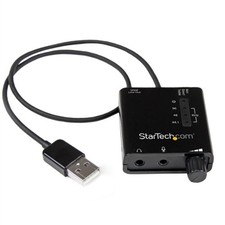StarTech USB Stereo Audio Adapter External Sound Card with SPDIF Digital Audio