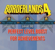 Borderlands 4 Perfect Max XP Level 50 Boost for Achievements XBOX X/S PS5 PC