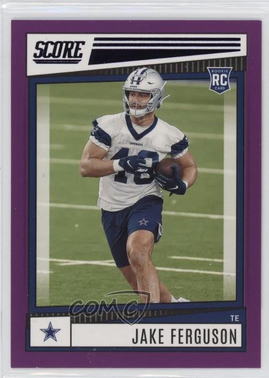 2022 Score Rookies Purple Jake Ferguson #375 Rookie RC 1q2k