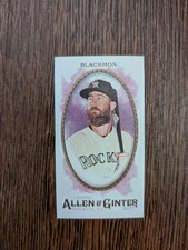CHARLIE BLACKMON 2017 Allen & Ginter X BROOKLYN BACK MINI 16/25 Card PWE