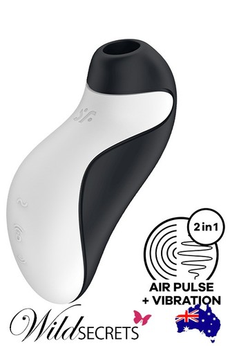 NEW Satisfyer Orca 4.5 inch Air Pulse Clitoral Vibrator, Sex Toy, Wild Secrets - Picture 2 of 7