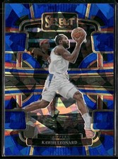 2023-24 Panini Select #24 Kawhi Leonard Blue Prizms