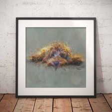 Golden Cockapoo | Print |  Pet | Dog | Poster | Wall Art | Apricot | Red Ginger